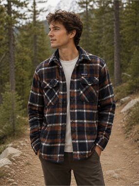 Patagonia Insulated Fjord Flannel Jacket | Men’s Small | Plaid